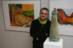 Frank Steebeck in Galerie Zimmer